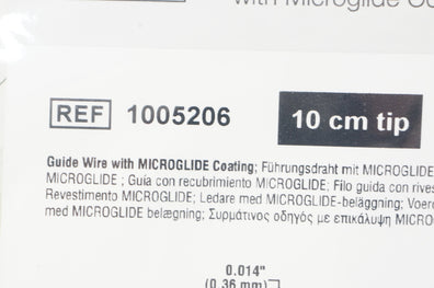 Abbott 1005206 Hi-Torque Spartacore 14 Guide Wire, 10cm x 0.014inch x 300cm (x)